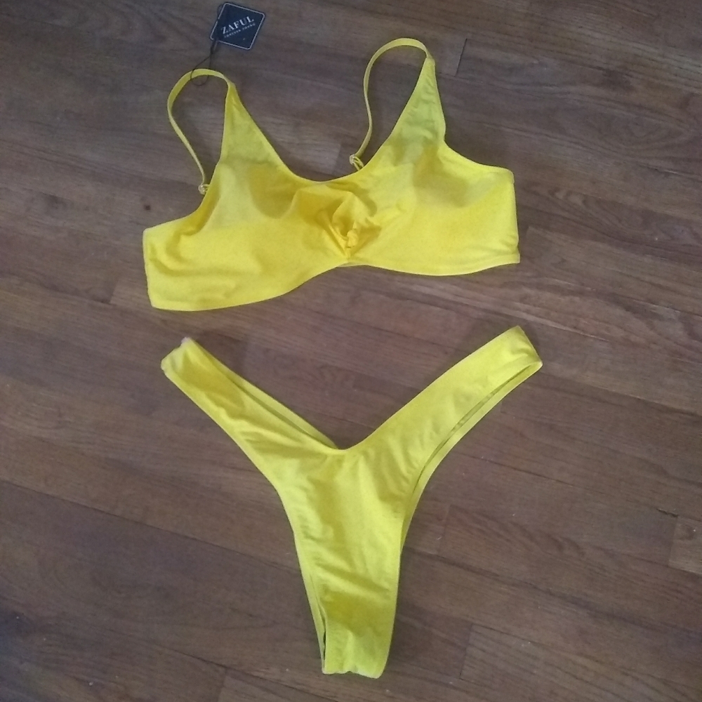 Zaful new yellow bikini